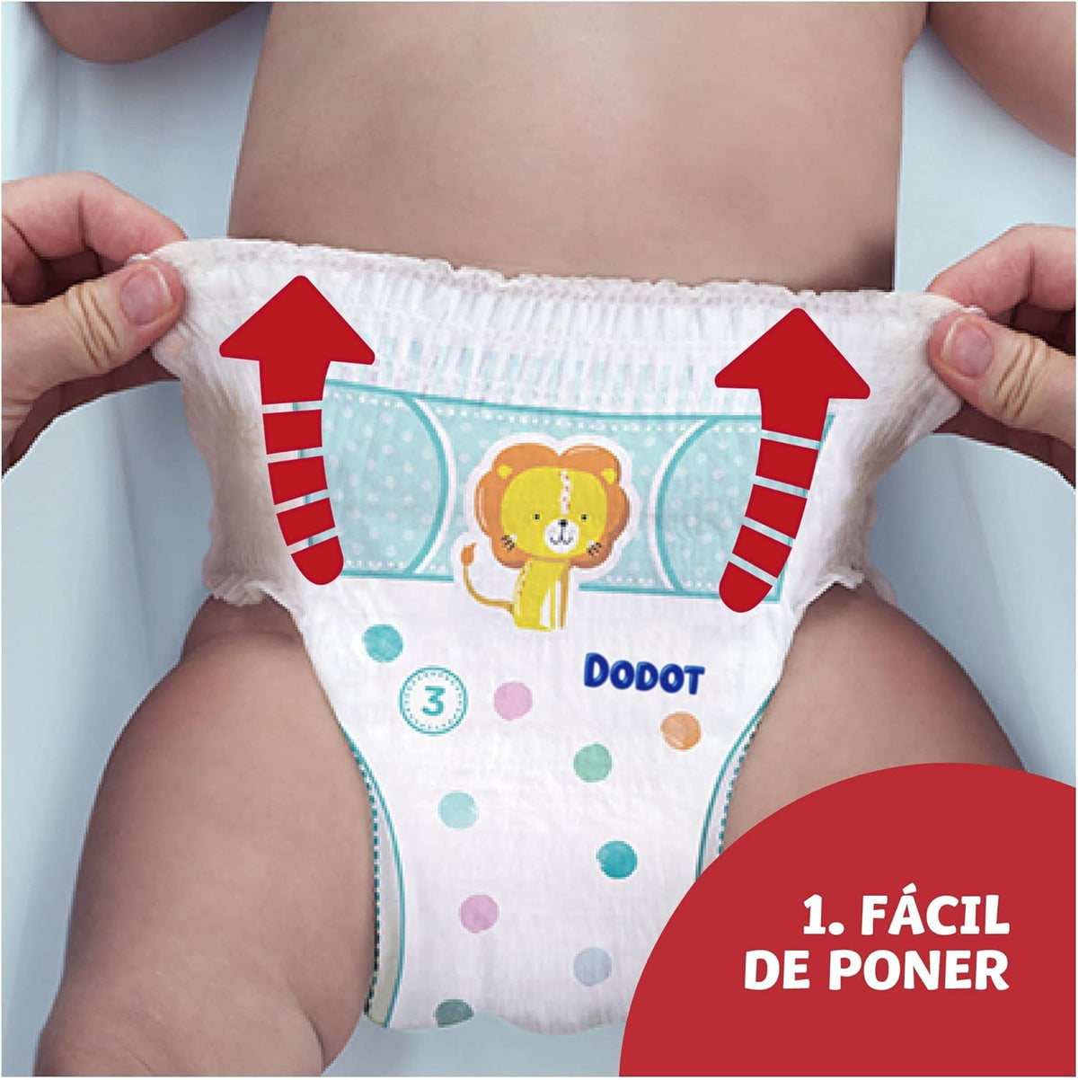 Dodot Nappy Activity Pants Size 4 (9-15 kg), 86 Nappies + Gift of 1 Pack of 40 Wipes, with 360 Adjustment Anti-Leak Extra Soft